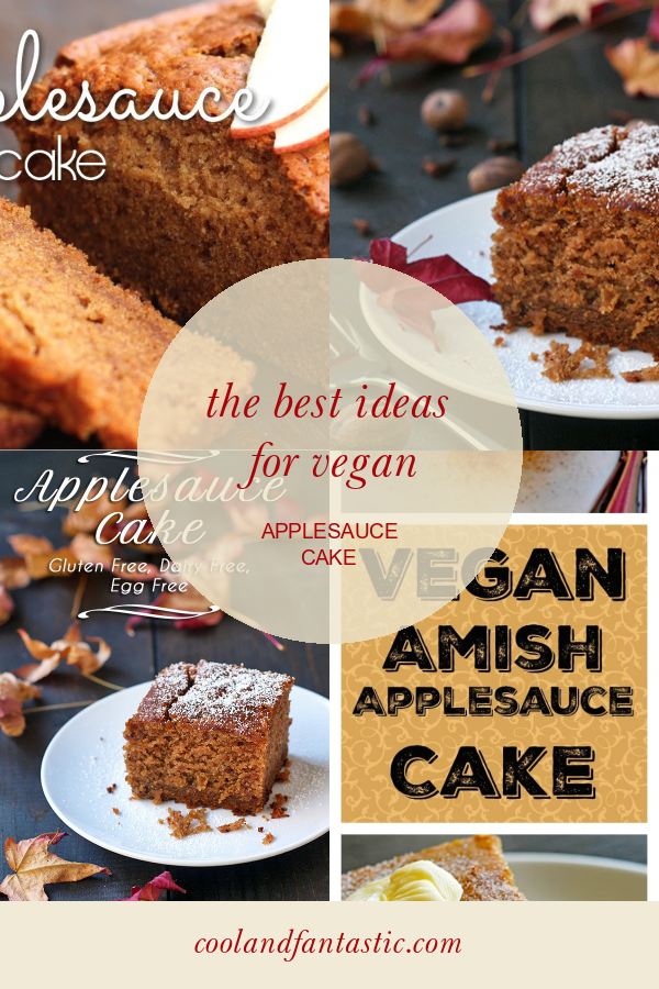 The Best Ideas for Vegan Applesauce Cake Home, Family, Style and Art
